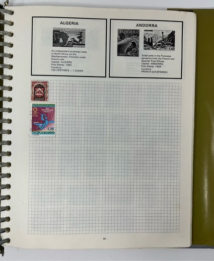 Collection: Used world collection In New World Stamp Album