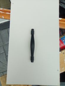 16. Black.  Cabinet.  Handles