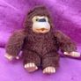 Vintage retro Gonga Russ Berrie Monchhichi thumb sucking ape c1960 Image 4