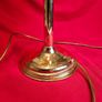 Vintage brass  etched glass table lamp 1970s/80s, Image 4