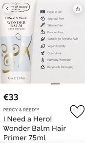 percy&reed hair primer 75ml