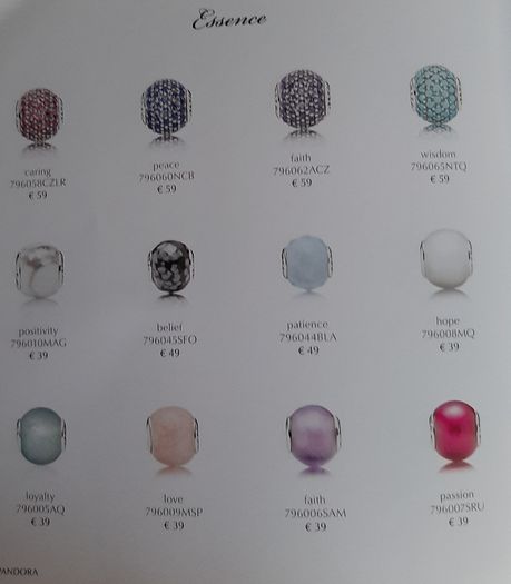 new pandora essence charms