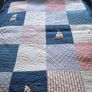 The White Company nautical theme Anglesey quilt and cushion Image 2