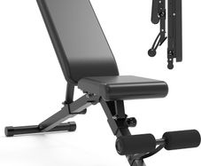 Adjustable Weight Bench Full Body Exercise Foldable Workout Training Bench with Automatic Locking for Upright Tilt and Flat