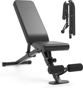 Adjustable Weight Bench Full Body Exercise Foldable Workout Training Bench with Automatic Locking for Upright Tilt and Flat