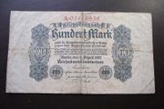 Germany. Reichsbanknote. 100 Mark (4.8.1922)