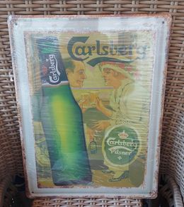 Carlsberg vintage style tin sign