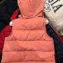 Pink grey Mamas and papas gilet Image 3