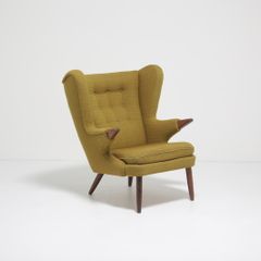 Mid-Century Papa Bear Lounge Armchair 'Model 91' by Svend Skipper, 1950s.