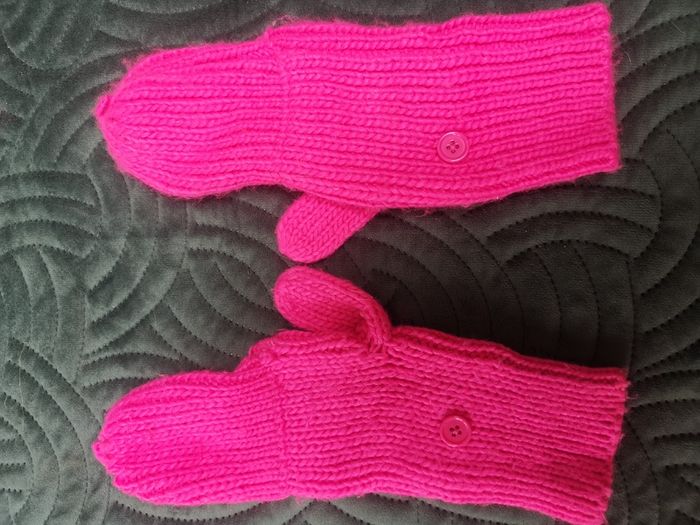 Next pink mittens adult