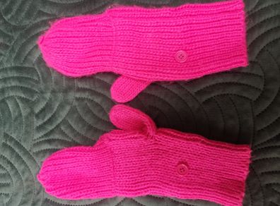 Next pink mittens adult