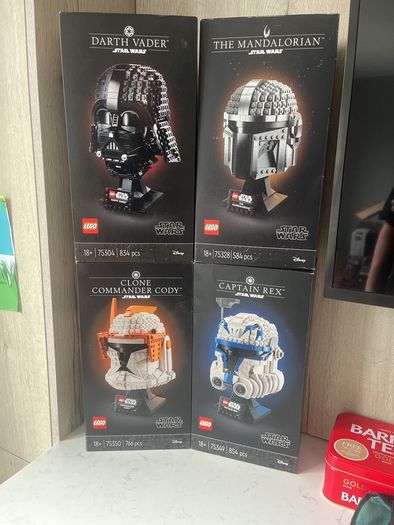 Lego  Star Wars Helmets