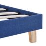 Bed Frame Blue Fabric 150x200 cm Image 5