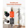 Coat Rack Freestanding, Coats Tree Stand with Stable Marble Base & 6 Hooks, Free Standing Hall Coat Rack for Entryway, Bedroom, Office, Living Room Image 4