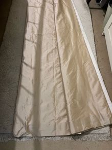 silk curtains