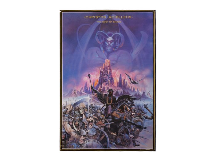 Christos Achilleos The Host of Chaos Lord of the Rings Style/Fantasy >A1 Size Poster 1989