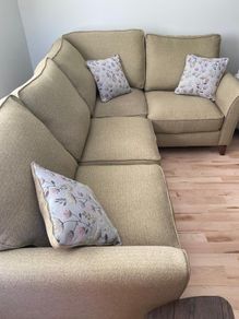 L - shaped four seater soda