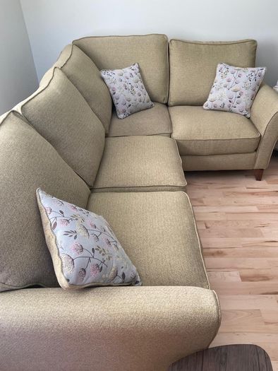 L - shaped four seater soda
