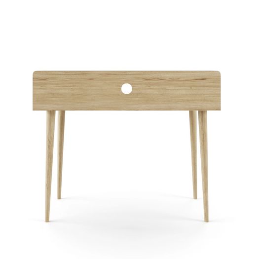 Alphason Yeovil Desk White / Sonoma Oak