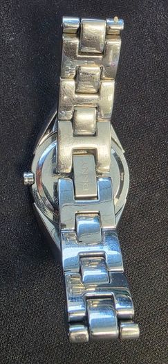 DKNY Crosswalk Crystal Ladies Watch NY-4716 Silver Stainless Steel Twist Bangle