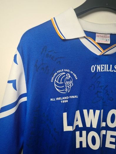 vintage O NEILLS WATERFORD GAA Womens football jersey All Ireland Finals shirt 1998 Player signed signatures O Ryan