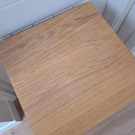 Meadows and Byrne rattan side table -- as new