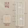 Rotating Bookcase 4 tier metal swivel steel Image 4