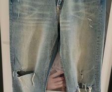 & Denim Ripped jeans size 14