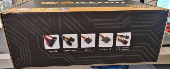 GameMax GM-1350W (1350 Watt) 80+ Gold Mining PSU/ Power Supply