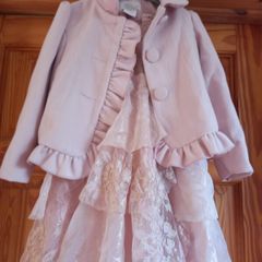 2 Beautiful Dresses with Coats to match