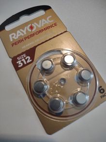 Hearing Aid Batteries Size 312 Peak 1.45v 312 312a A312 Pr41 Free viewing
