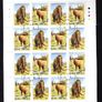 1999 Ireland Extinct Animals Commemorative Stamp Sheetlet Plate 1A1A1A1A Fine CDS Used with Dublin cancel of 11th October 1999 (First day of issue) Image 2
