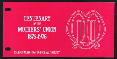 1976 Isle of Man Christmas and Centenary of Mothers Union Commemorative Stamp Presentation Pack