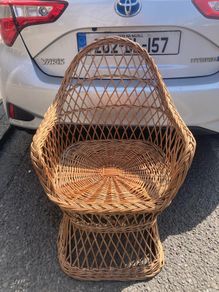 1960s child's  wicker chair
