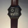 CASIO 1200WHL-5AVEF- leather strap Image 3