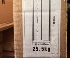 shower door bi fold  sliver 1000 mm