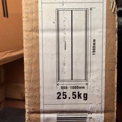 shower door bi fold  sliver 1000 mm