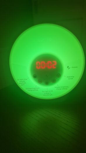 Lumie Sunrise Wake-Up Light. Alarm Clock. Brand New