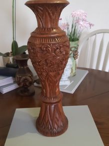 Ex film prop wooden vase