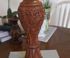 Ex film prop wooden vase