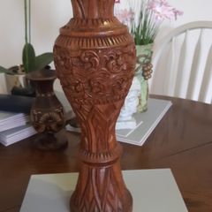 Ex film prop wooden vase