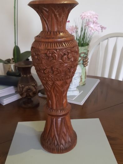 Ex film prop wooden vase