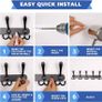 NEW SALE | Coat Hooks for Wall - Stainless Steel Coat Racks (2 Pack) - Heavy Duty Coat Hooks Wall Mounted - Premium Design Rust Free Coat Hanger Image 2