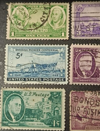 1890s 1950s USA Columbus & Historic Issues