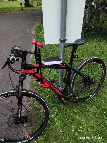 BRAND NEW Bicycle Seat MTB Mountain Bike Front Seats Mat Children Baby Bicycle Safety Chair With Armrest Bar Pedal Cycling Acccessories