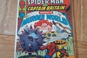 1970s Comic Marvel Team Up 66 featuring Spiderman and 1st full appearance of Arcade