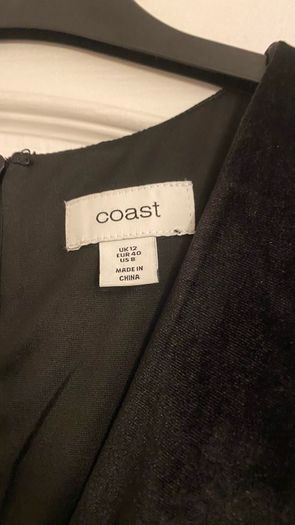 Coast velvet and sequin  dress