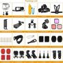NEW SALE | 52 IN 1 Accessories Kit compatible with GoPro HERO 11/10/9 Black, Waterproof Housing+Filters +Silicone Case Kit+Head Chest Strap+Suction Cup Image 3