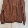 Pull & Bear Tan Leather-Style Bomber Jacket XL / XXL Image 3