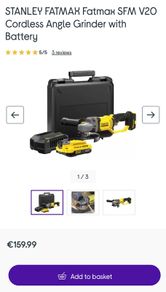 Stanley Angle Grinder